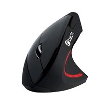 Bezdrátová ergonomická myš C-TECH VEM-09 - vertikální, USB, černá