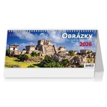 Stolní kalendář 2026 Obrázky ze světa