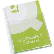 Euroobaly na katalogy Q-Connect - A4, PVC, 3/4 přední strana, 180 mic, 5 ks