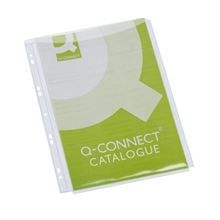 Euroobaly na katalogy Q-Connect - A4, PP, 200 mic, 5 ks