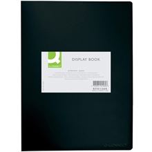 Katalogová kniha Q-Connect - A4, 40 kapes, černá