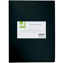 Katalogová kniha Q-Connect - A4, 20 kapes, černá