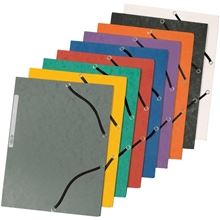 Desky s chlopněmi a gumičkou Q-Connect - A4, mix barev, 10 ks