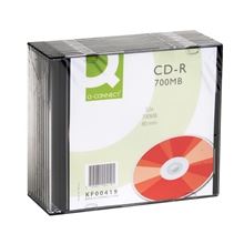 CD-R Q-Connect - v obalu Slim, 700 MB, 10 ks