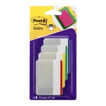 Supersilné záložky Post-it - 50,8 x 38,1 mm, mix barev, 4 x 6 ks