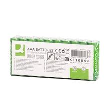 Alkalické baterie Q-Connect - 1,5V, LR03, typ AAA, 20 ks