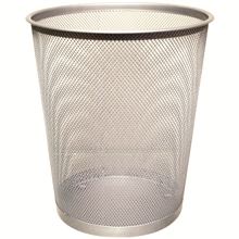 Odpadkový koš Q-Connect - drátěný, 18 l, stříbrný