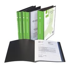 Katalogová kniha Q-Connect - A4, 60 kapes, černá, 1 ks