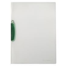 Zakládací desky s výklopným klipem Q-Connect - A4, kapacita 30 listů, zelená spona, 1 ks