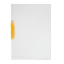 Zakládací desky s výklopným klipem Q-Connect - A4, kapacita 30 listů, oranžová spona, 1 ks