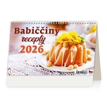 Stolní kalendář 2026 Babiččiny recepty