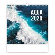 Nástěnný kalendář 2026 Aqua