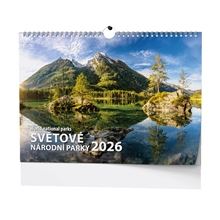 Nástěnný kalendář 2026 Světové národní parky