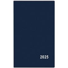 Týdenní kapesní diář 2025 - PVC, modrý