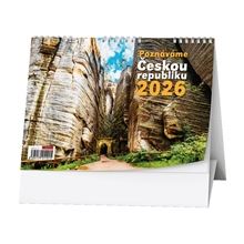 Stolní kalendář 2026 Poznáváme Českou republiku
