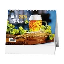 Stolní kalendář 2026 Rok s českými minipivovary