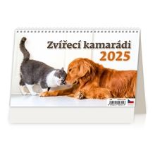 Stolní kalendář 2025 Zvířecí kamarádi