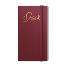Týdenní kapesní diář 2026 Luxi - bordó