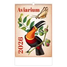 Nástěnný kalendář 2026 Aviarium