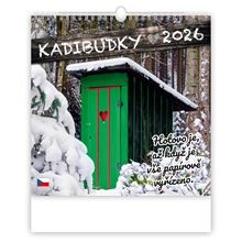 Nástěnný kalendář 2026 Kadibudky