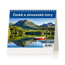 Stolní kalendář 2026 České a slovenské hory