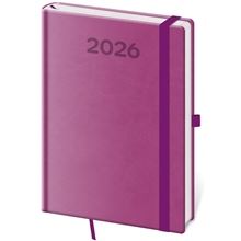 Týdenní diář 2026 Print Pop - A5, fialový