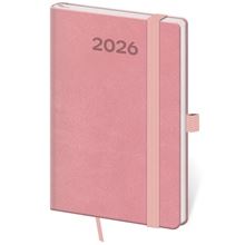 Týdenní kapesní diář 2026 Print Pop - růžový