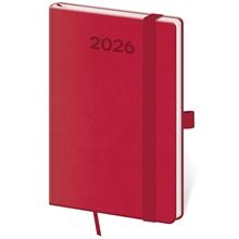 Týdenní kapesní diář 2026 Print Pop - malinový