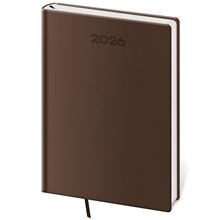 Týdenní diář 2026 Soft - A5, hnědý