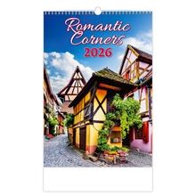 Nástěnný kalendář 2026 Romantic Corners