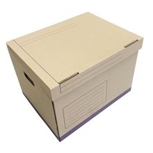 Archivační krabice s víkem - hnědá, 43 x 31 x 34 cm, 1 ks