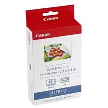 Fotopapír Canon KC-18IF, 54x86 mm, 18 ks + inkoust pro Selphy