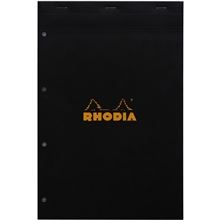 Poznámkový blok Rhodia Basics, A4+, černý,80 listů