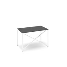 Psací stůl Lenza ProX - 118 x 67 cm, černý Grafit/bílý