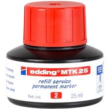 Náhradní permanentní inkoust Edding MTK 25 - červený