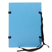 Spisové desky s tkanicí HIT Office - A4, modré, 25 ks