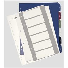 Plastové rozlišovače Leitz Style - A4+, barevné, 1-6, sada 6 ks