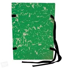Spisové desky s tkanicí HIT Office - A4, zelený mramor, 25 ks