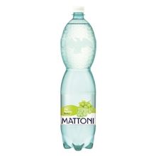 Minerální voda Mattoni - bílé hrozny, perlivá, 6x 1,5 l