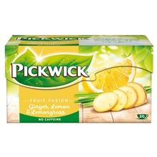 Ovocný čaj Pickwick - zázvor, citron a citronová tráva, 20x 2 g