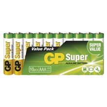 Alkalické baterie GP Super - AAA, LR03, 1,5V, 10 ks