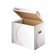 Archivační krabice Esselte Standard - bílá, 39,8 x 30,2 x 28 cm