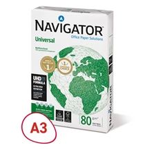 Kancelářský papír Navigator Universal A3 - 80 g/m2, CIE 169, 500 listů