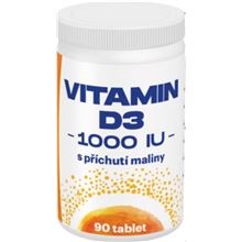 Vitamin D3 forte - malina, 90 tablet