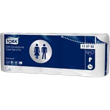 Toaletní papír TORK Premium - třívrstvý, bílý, 10 rolí