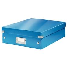 Krabice Click & Store Leitz WOW - M, modrá