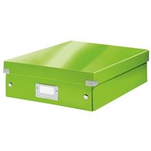 Krabice Click & Store Leitz WOW - M, zelená