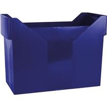Box na závěsné desky Donau - plastový, modrý navy