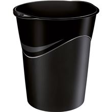 Odpadkový koš CepPro HAPPY 280 - plastový, 14 l, černý
