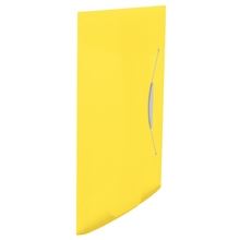 Desky s chlopněmi a gumičkou Esselte VIVIDA - A4, plastové, žluté, 1 ks